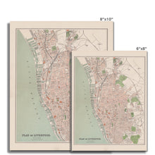 Load image into Gallery viewer, Mackenzie's Plan of Liverpool, 1895 - old map of Liverpool print