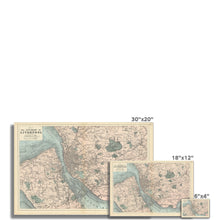 Load image into Gallery viewer, Bacon's Map of Liverpool, 1885 - old map of Liverpool print
