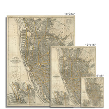 Load image into Gallery viewer, Bacon&#39;s New Plan of Liverpool, 1910 Fine Art Print
