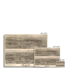 Load image into Gallery viewer, Liverpool from the Mersey, 1865 - old map of Liverpool print