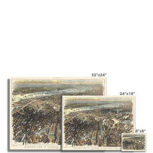 Load image into Gallery viewer, Bird’s Eye View of Liverpool, as seen from a balloon, 1885 - old map of Liverpool print