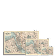 Load image into Gallery viewer, Bacon&#39;s Map of Liverpool, 1885 Fine Art Print
