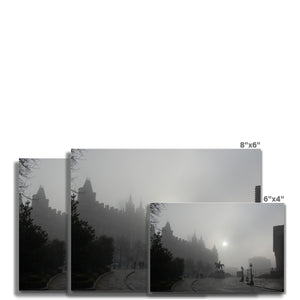 St George's Plateau in fog Photo Art Print