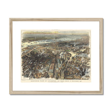 Load image into Gallery viewer, Bird’s Eye View of Liverpool, as seen from a balloon, 1885 Framed &amp; Mounted Print

