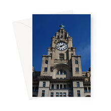 Load image into Gallery viewer, Liver Building Clock Greeting Card
