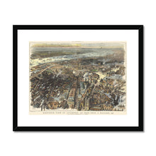 Load image into Gallery viewer, Bird’s Eye View of Liverpool, as seen from a balloon, 1885 Framed &amp; Mounted Print
