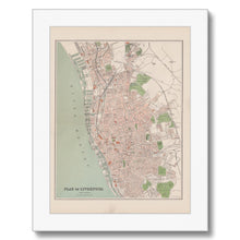 Load image into Gallery viewer, Mackenzie&#39;s Plan of Liverpool, 1895 Framed Print
