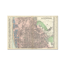 Load image into Gallery viewer, Plan of Liverpool (North Sheet), 1890 Fine Art Print
