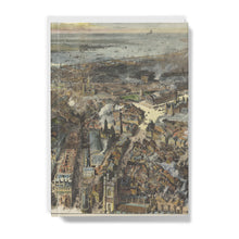 Load image into Gallery viewer, Bird’s Eye View of Liverpool, as seen from a balloon, 1885 Hardback Journal
