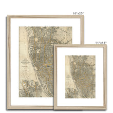 Load image into Gallery viewer, Bacon&#39;s New Plan of Liverpool, 1910 Framed &amp; Mounted Print
