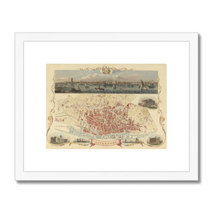 Tallis, Liverpool, 1851 Framed & Mounted Print