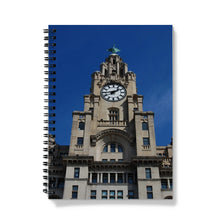 Load image into Gallery viewer, Liver Building Clock Notebook
