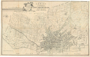 Charles Eyes' Plan of the Town and Township of Liverpool, 1785 Poster