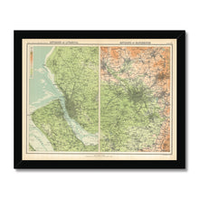 Load image into Gallery viewer, Environs of Liverpool, 1898 Framed Print
