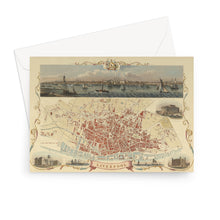 Load image into Gallery viewer, Tallis, Liverpool, 1851 Greeting Card
