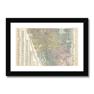 Plan of Liverpool (South Sheet), 1890 Framed & Mounted Print