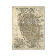 Load image into Gallery viewer, Bacon&#39;s New Plan of Liverpool, 1910 Fine Art Print
