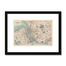 Load image into Gallery viewer, Bacon&#39;s Map of Liverpool, 1885 Framed &amp; Mounted Print
