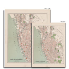 Load image into Gallery viewer, Mackenzie&#39;s Plan of Liverpool, 1895 Fine Art Print
