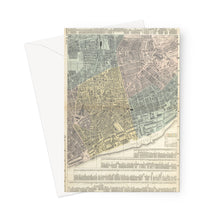 Load image into Gallery viewer, Plan of Liverpool (South Sheet), 1890 Greeting Card
